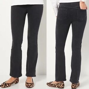 NYDJ Spanspring Pull-On Slim Bootcut Jeans Trinity High Rise Large (Size 12-16)